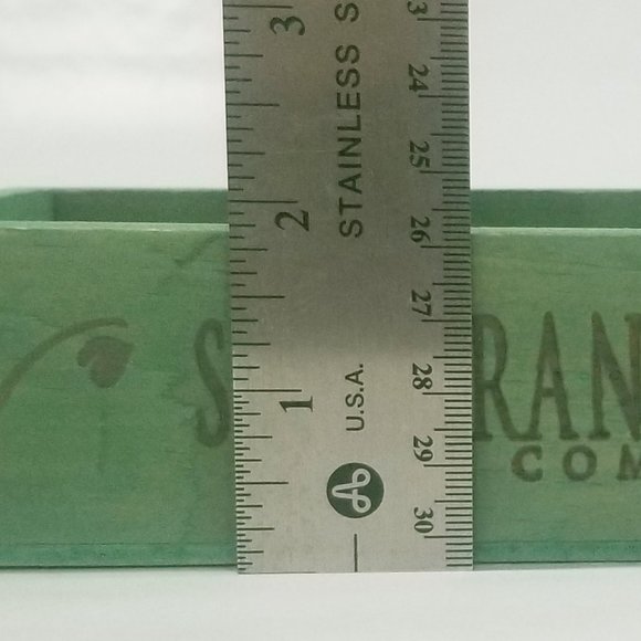 San Francisco Soap Company - Wood Display Box - Faded Green - Picture 11 of 13